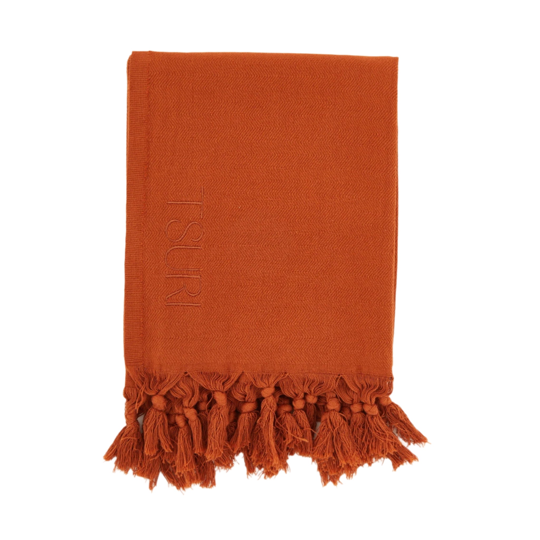 Hagia Sofia Bath Sheet in warm architectural hue, flat-loomed for lightweight feel and absorbency, inspired by Istanbul's ancient stonework.