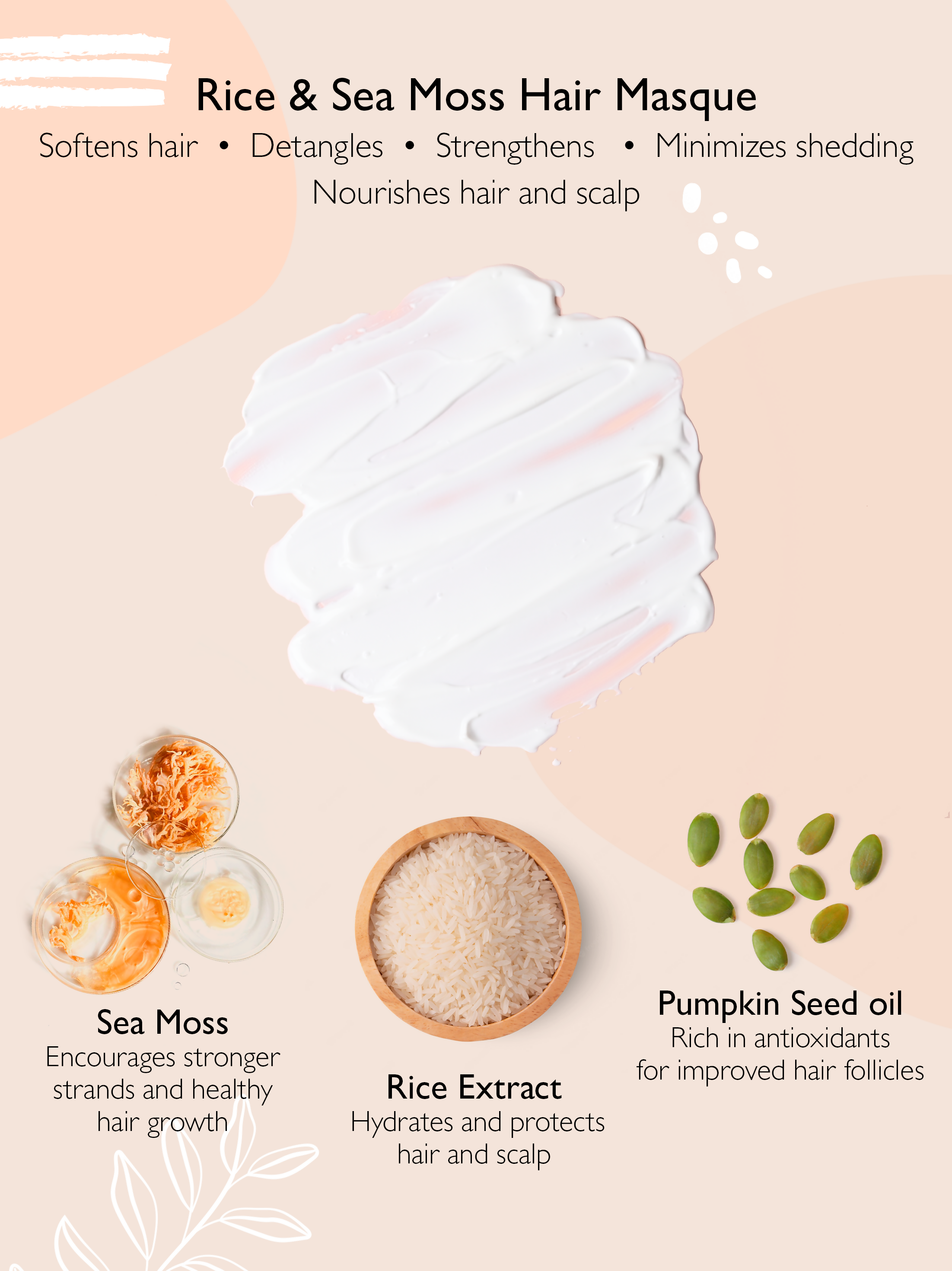 Rice & Sea Moss Hair Masque